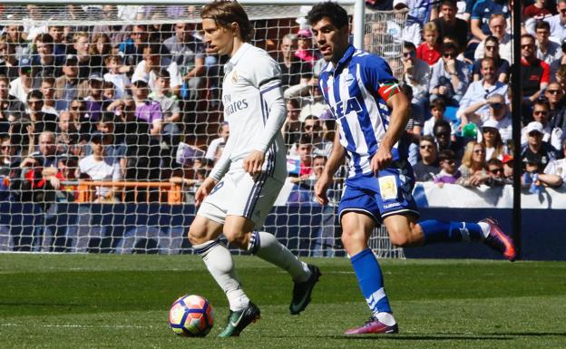 Partido del Alavés y el Madrid en la temporada pasada