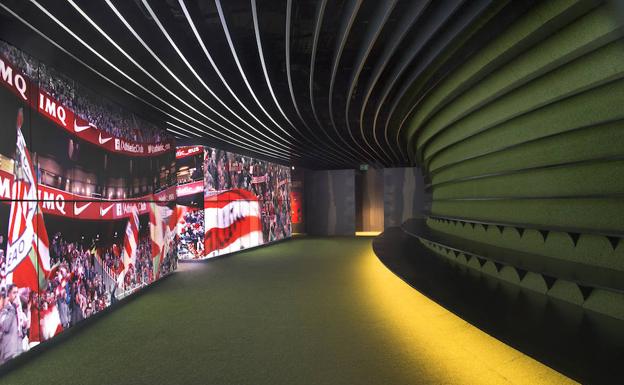 Imagen del interior del Museo del Athletic.