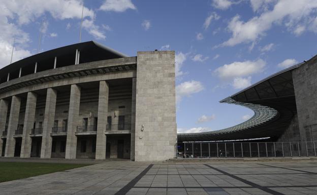 Exterior del Estadio Olímpico de Berlín.