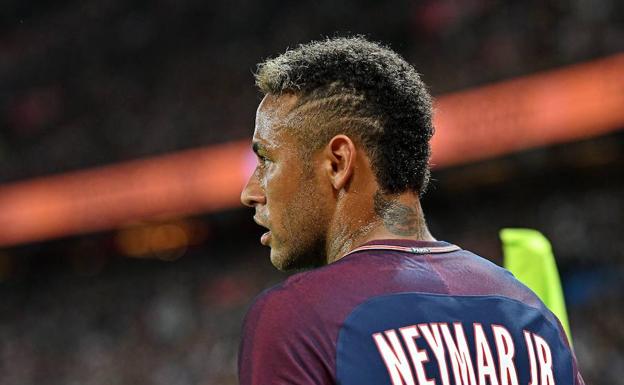 Neymar, con el PSG.