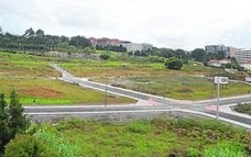 Las tareas de urbanización en esta zona cercana a Fadura comenzaron hace dos años.
