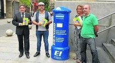 Uno de los buzones para depositar sugerencias.