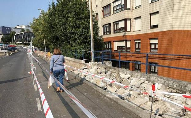 Las obras comenzaron el lunes.