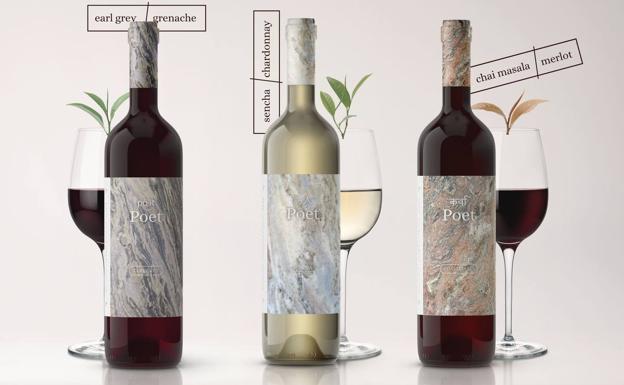 Soneto, Haiku y Ghaza son las tres variedades disponibles de vino con té.