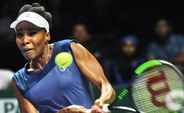 Venus Williams en la Copa de Maestras./AFP