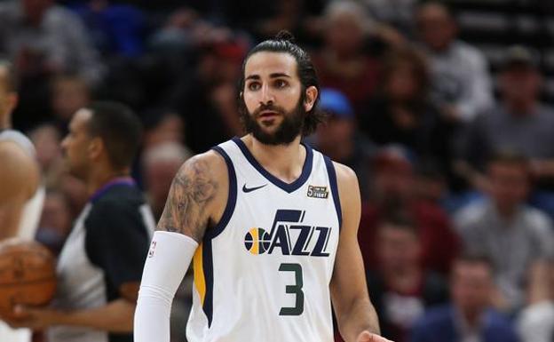 Ricky Rubio, durante el partido.