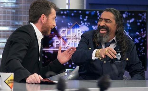 Pablo Motos con Diego 'El Cigala'. /ANTENA 3
