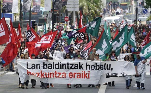 Imagen de archivo de una de las últimas manifestaciones ./LOBO ALTUNA