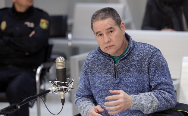 El etarra Antonio Troitiño, ante la Audiencia Nacional./Zipi (Efe)