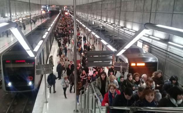 Estación del metro de San Ignacio.
