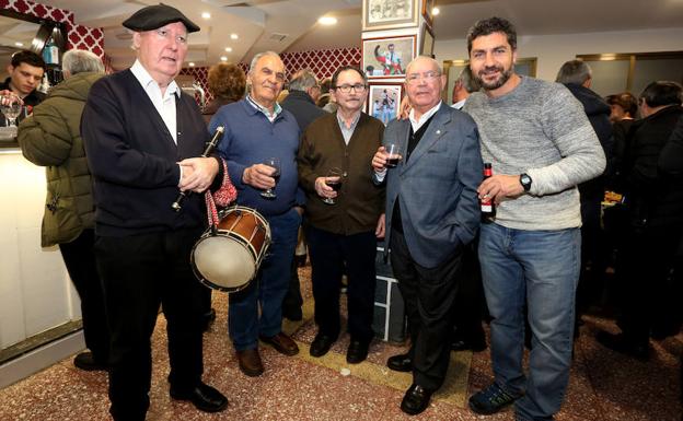 Mikel Bilbao, Gonzalo Rogado, Cecilio Carranza, Jose Calleja y Javi Rogado./Pedro Urresti