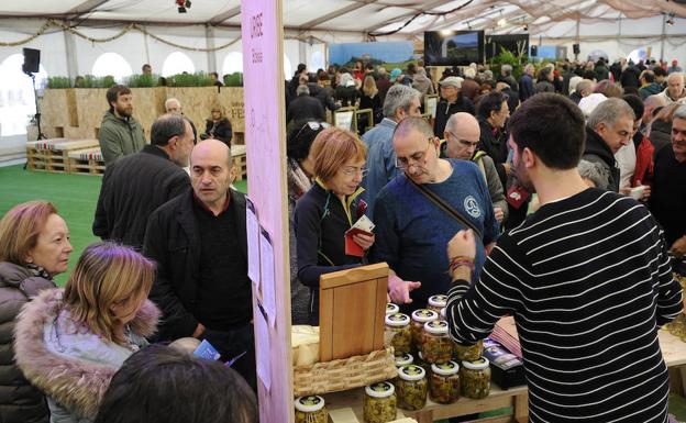 La carpa del 'Txoko Gourmet & Destinos Basque' ha atraído a 52.294 personas./Fernando Gómez