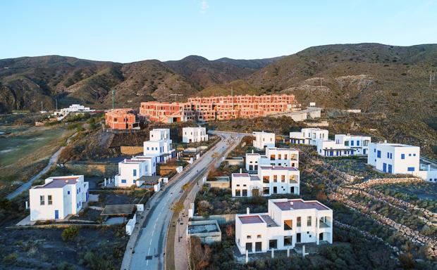 Urbanización en Mojácar.