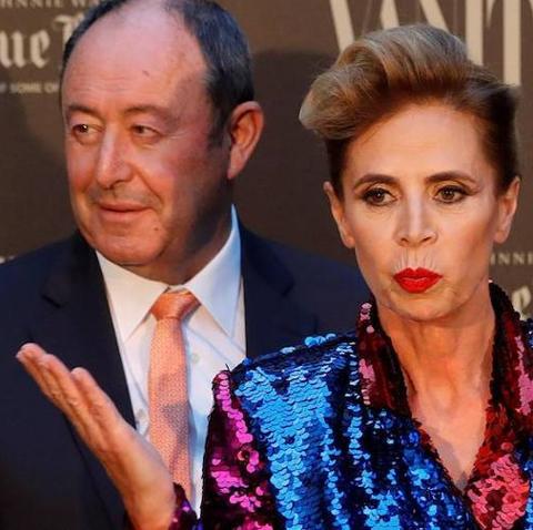 Luis Miguel Rodríguez y Ágatha Ruiz de la Prada./EFE