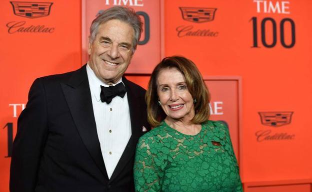 Nancy Pelosi y su marido, Paul, en una imagen de 2019./ANGELA WEISS / AFP