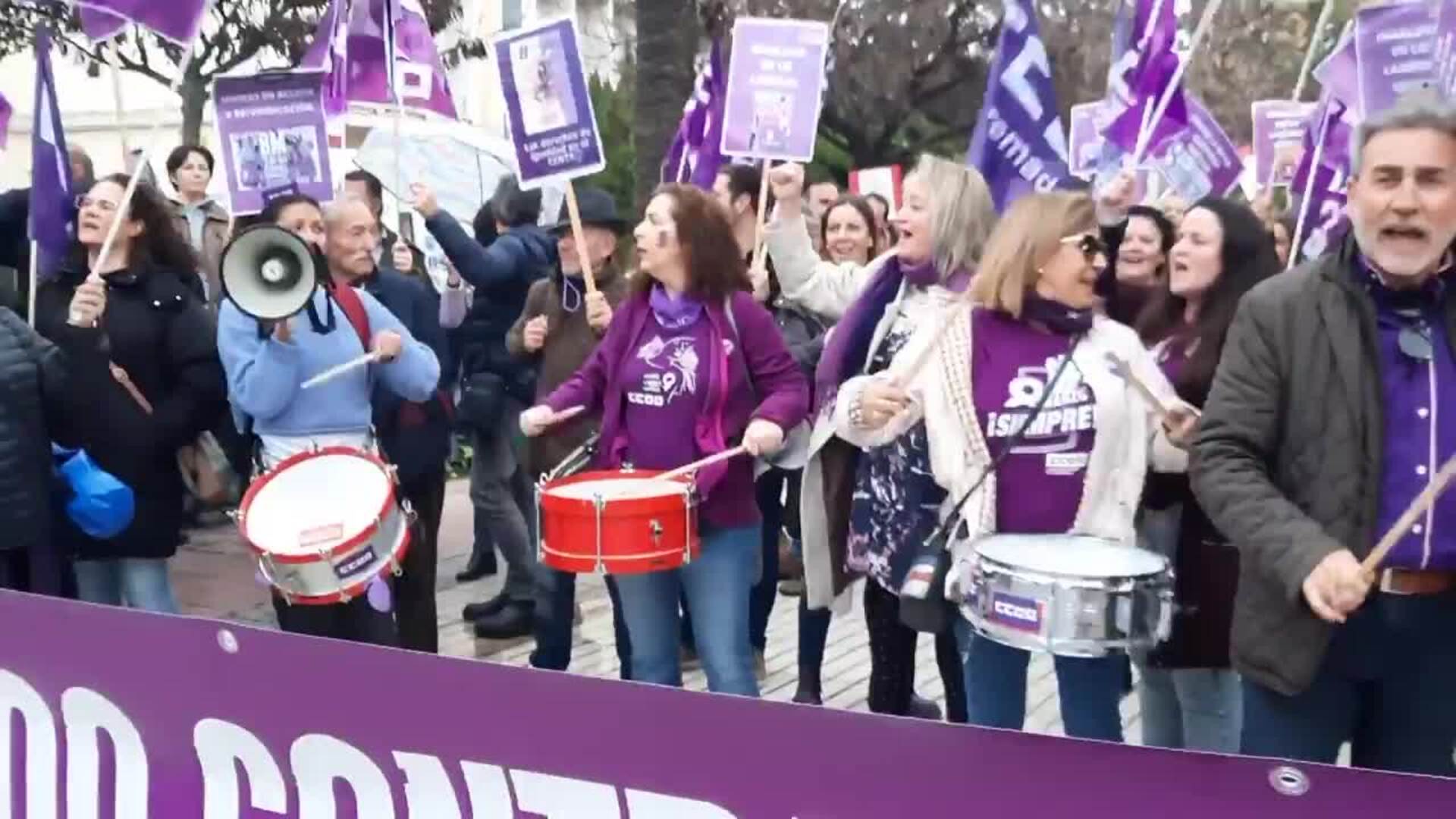 CCOO Se Concentra En Badajoz En El 8M Para Reafirmar Su Lucha Por La