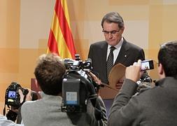 Artur Mas, ayer en Barcelona. / Efe | Video: Ep/