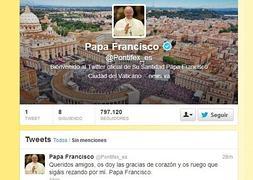 El primer 'tuit' de Francisco
