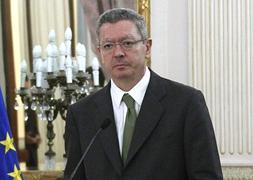 El ministro de Justicia, Alberto Ruíz-Gallardón. / Reduan (Efe)/