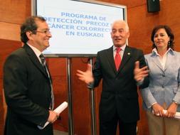 Inclán ha presentado el plan para detectar precozmente el cáncer colorrectal. / Telepress/