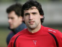 El jugador Iban Zubiaurre. /Archivo/