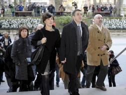 Patxi López a su llegada al Tribunal. / EFE/