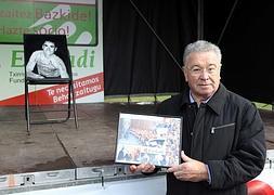 Madariaga, en el homenaje recibido en octubre/