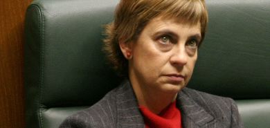 DECLARACIÓN POLÉMICA. La portavoz del Ejecutivo, ayer durante la sesión celebrada en el Parlamento vasco. / TELEPRESS/