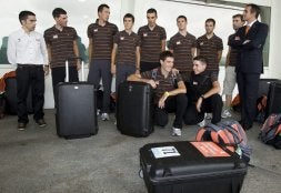 Los ciclistas del Euskaltel van a la Vuelta con el objetivo de ganar una etapa./