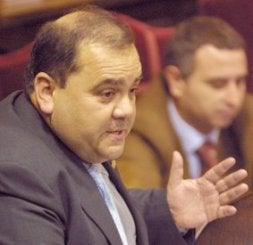 Tejedor, en un debate en Gernika. / M.S./