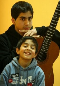 Los hermanos Pisa quieren ser artistas. / M. S./
