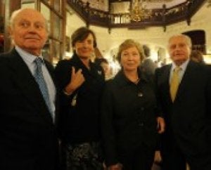 Fernando Zabálburu, Elena Cuesta, Mari Mar Churruca y Ricardo Muguruza./