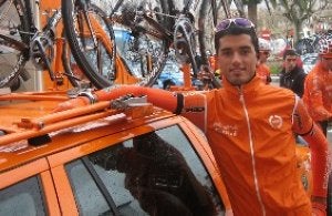 Intxausti, en su primera carrera con el Euskaltel. ::
E. C./