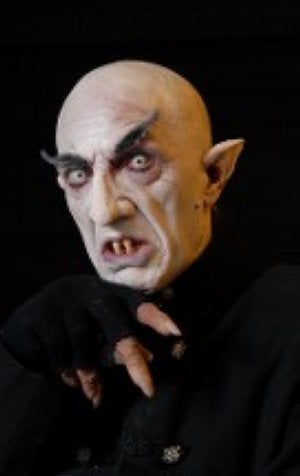 Suso Silva, caracterizado como Nosferatu./