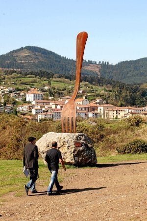 En la imagen, 'Hambre', del bilbaíno Germán de los Ríos. ::
P. URRESTI/