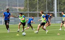 Entrenamiento del Athletic para preparar el duelo ante el Sevilla