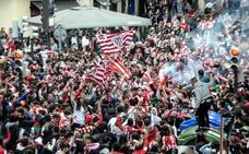 Así ha sido la mañana en Bizkaia por la final de Copa entre el Athletic y la Real: los vídeos de una jornada histórica