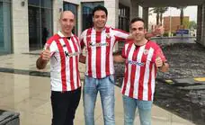 Desde Bilbao a Riad, veinte horas de viaje para animar al Athletic
