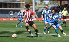 El Bilbao Athletic empata en la primera visita del Deportivo a Lezama