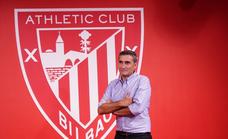 Las imágenes de la presentación de Valverde como entrenador del Athletic