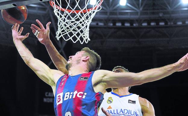 Marinkovic promedió 5,2 puntos, con 33% en triples y 2,8 de valoración en la Euroliga y cifras similares en la ACB pese a la mejora final/rafa gutiérrez