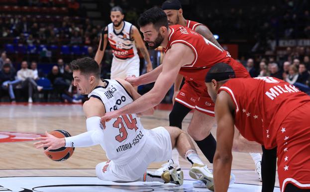 El Baskonia sigue pasando frío lejos del hogar