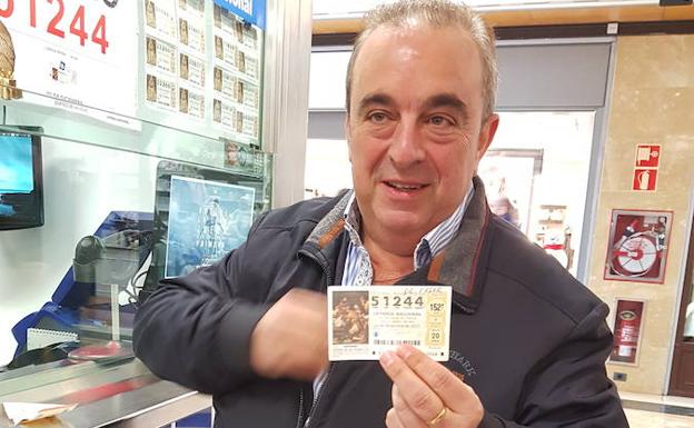 Joseba, el vecino de Leioa al que le llegó el décimo del segundo premio desde Ezcaray