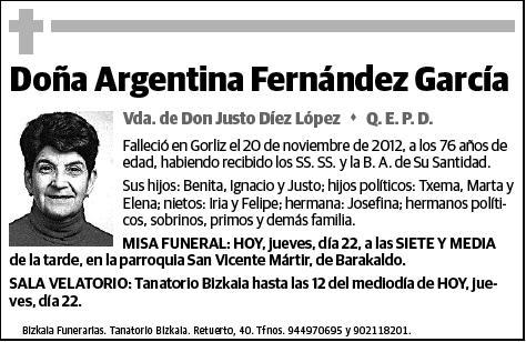 FERNANDEZ GARCIA,ARGENTINA