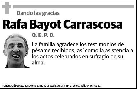 BAYOT CARRASCOSA,RAFA