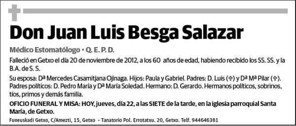 BESGA SALAZAR,JUAN LUIS