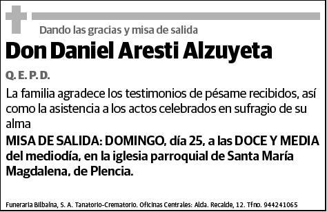 ARESTI ALZUYETA,DANIEL