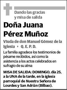 PEREZ MUÑOZ,JUANA