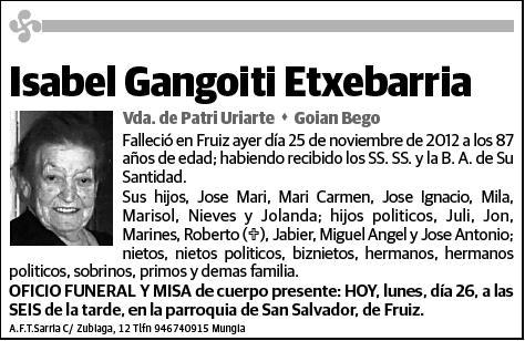 GANGOITI ETXEBARRIA,ISABEL