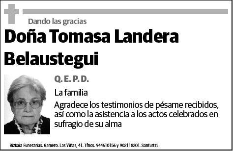 LANDERA BELAUSTEGUI,TOMASA